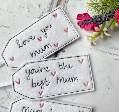 Tink and Reu | Personalised Mothers Day Gift Tag 